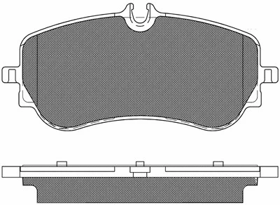 Kit de plaquettes de frein, frein à disque BSF 20214