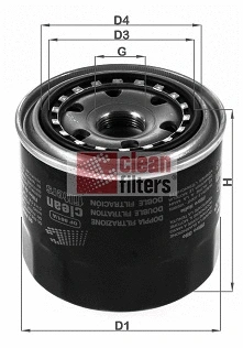 Filtre à huile CLEAN FILTERS DF 861/A