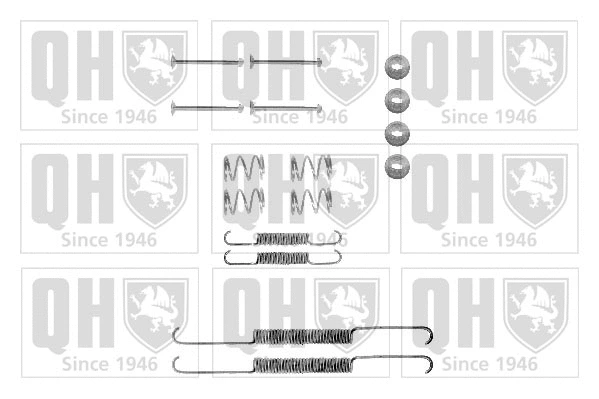 Kit d'accessoires, mâchoire de frein QUINTON HAZELL BFK203