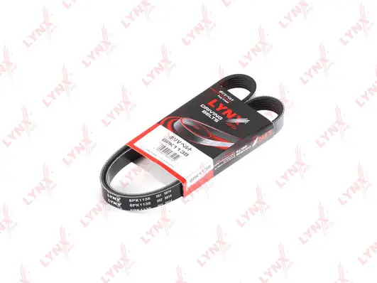 Courroie trapézoïdale à nervures LYNXAUTO 6PK1138