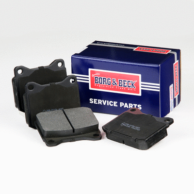 Kit de plaquettes de frein, frein à disque BORG & BECK BBP1057
