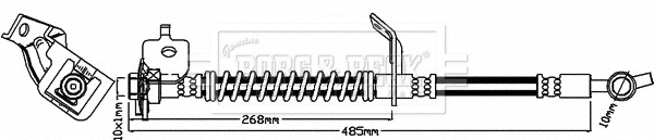 Flexible de frein BORG & BECK BBH8518