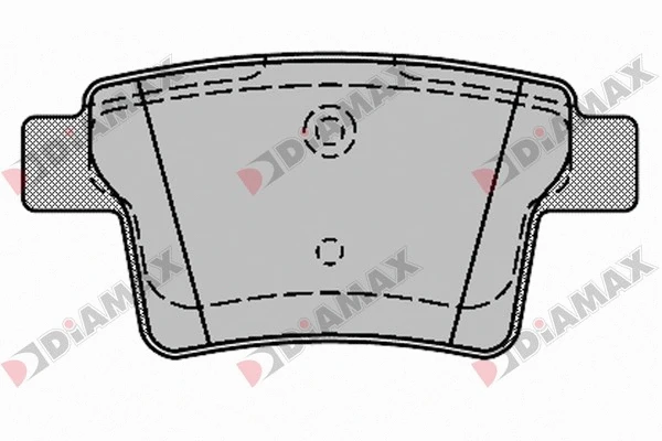 Kit de plaquettes de frein, frein à disque DIAMAX N09414