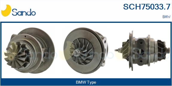 Groupe carter, turbocompresseur SANDO SCH75033.7