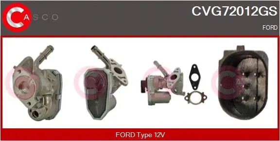 Vanne EGR CASCO CVG72012GS