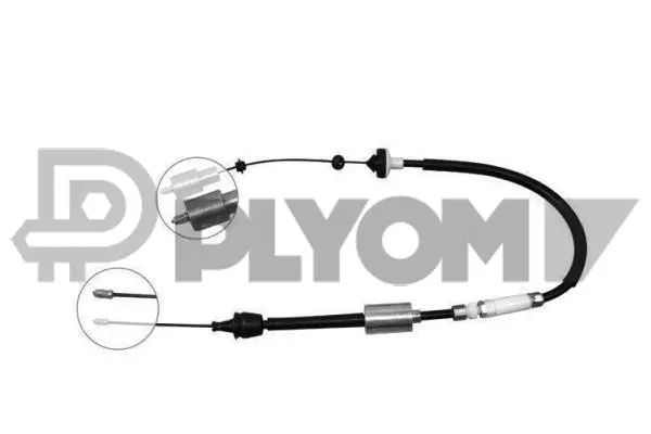 Tirette à câble, commande d'embrayage PLYOM P028354