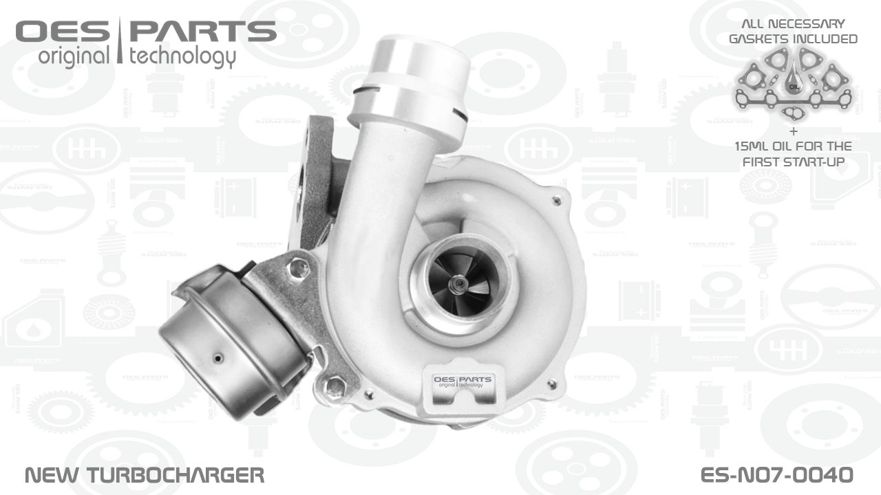 Turbocompresseur, suralimentation OES PARTS ES-N07-0040