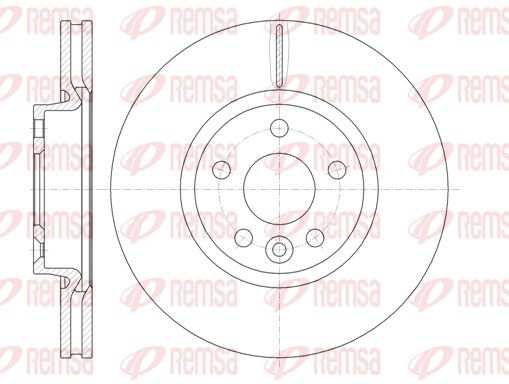 Disque de frein REMSA 61019.10