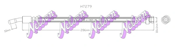 Flexible de frein KAWE H7279