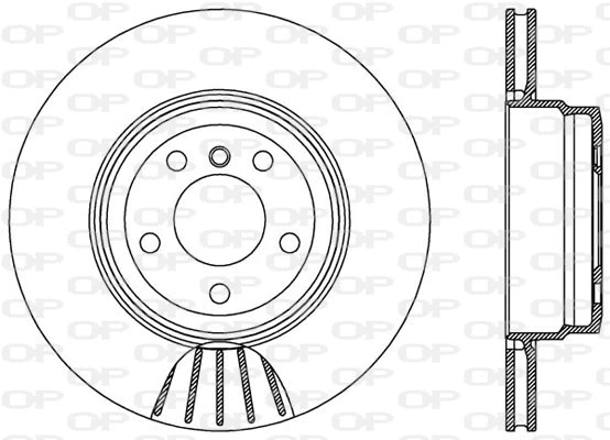 Disque de frein OPEN PARTS BDR2545.20