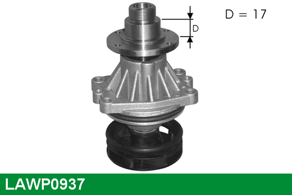 Pompe à eau, refroidissement du moteur LUCAS LAWP0937