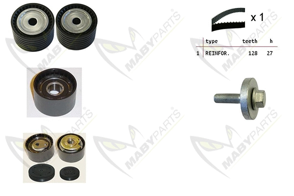 Kit de courroie crantée MABYPARTS OBK010224