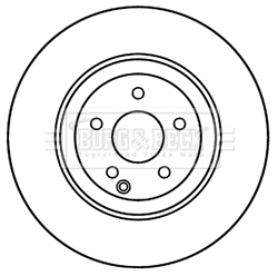 Disque de frein BORG & BECK BBD6049S