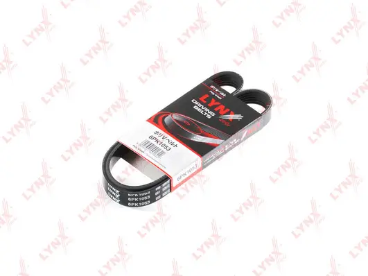 Courroie trapézoïdale à nervures LYNXAUTO 6PK1053