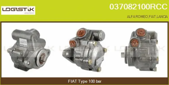 Pompe hydraulique, direction LGK 037082100RCC