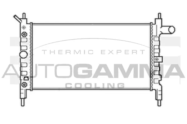 Radiateur, refroidissement du moteur AUTOGAMMA 104006