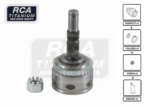 Jeu de joints, arbre de transmission RCA FRANCE OA40A