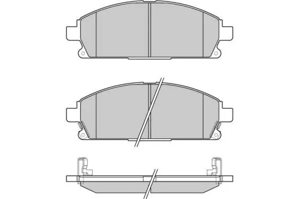 Kit de plaquettes de frein, frein à disque E.T.F. 12-0968