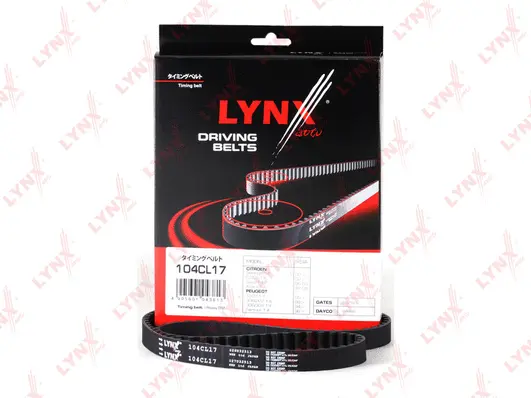 Courroie crantée LYNXAUTO 104CL17