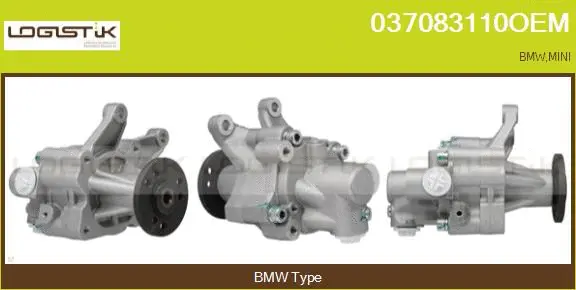 Pompe hydraulique, direction LGK 037083110OEM