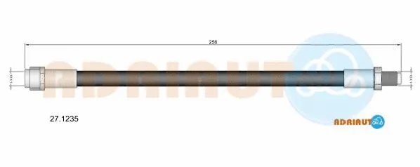 Flexible de frein ADRIAUTO 27.1235