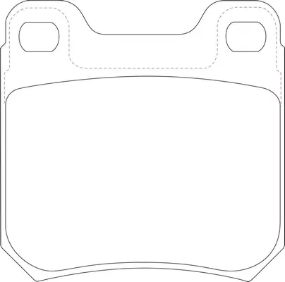Kit de plaquettes de frein, frein à disque SB BP34024