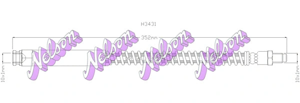 Flexible de frein KAWE H3431