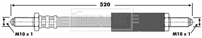 Flexible de frein BORG & BECK BBH6156