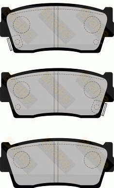 Kit de plaquettes de frein, frein à disque Brake ENGINEERING PA826