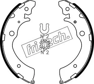 Jeu de mâchoires de frein fri.tech. 1044.017