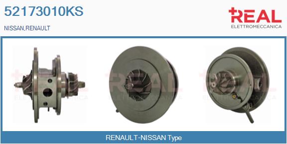 Groupe carter, turbocompresseur REAL 52173010KS