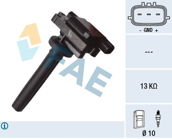 Bobine d'allumage FAE 80365