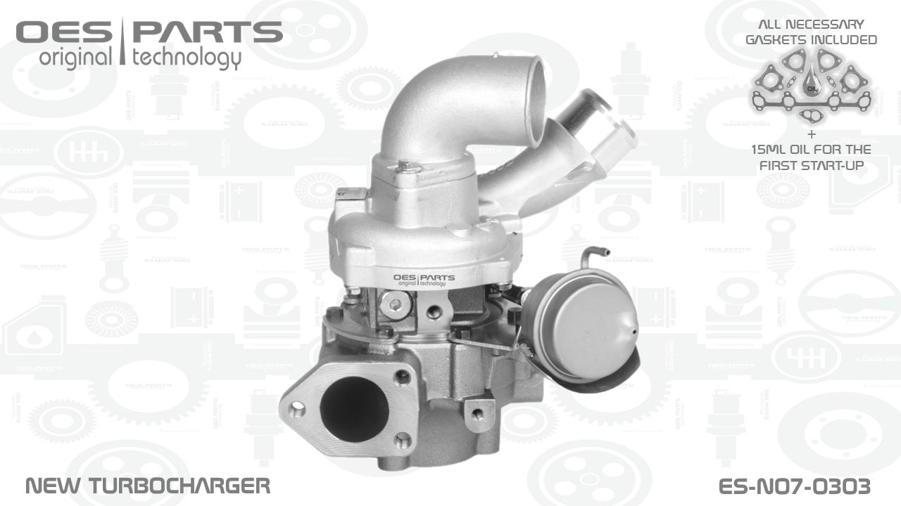 Turbocompresseur, suralimentation OES PARTS ES-N07-0303