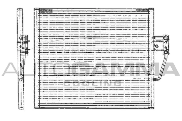 Condenseur, climatisation AUTOGAMMA 102610