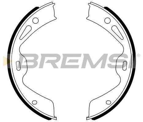 Jeu de mâchoires de frein, frein de stationnement BREMSI GF0330