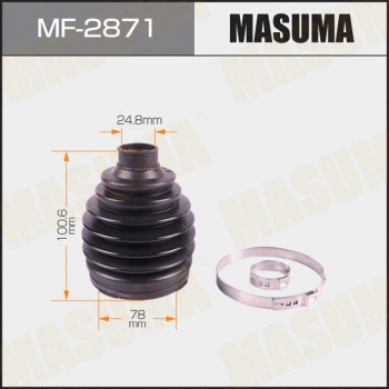 Jeu de joints-soufflets, arbre de commande MASUMA MF-2871