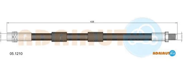 Flexible de frein ADRIAUTO 05.1210