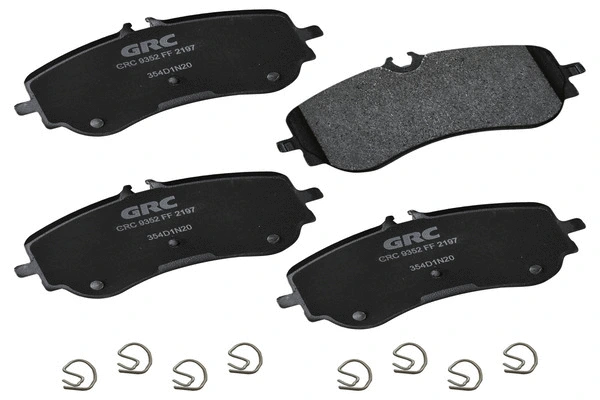 Kit de plaquettes de frein, frein à disque GRC - Ultra Brakes GMD2197