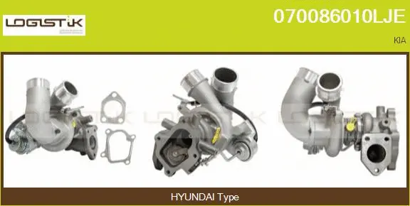 Turbocompresseur, suralimentation LGK 070086010LJE