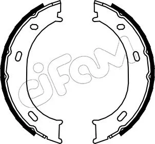 Jeu de mâchoires de frein, frein de stationnement CIFAM 153-239
