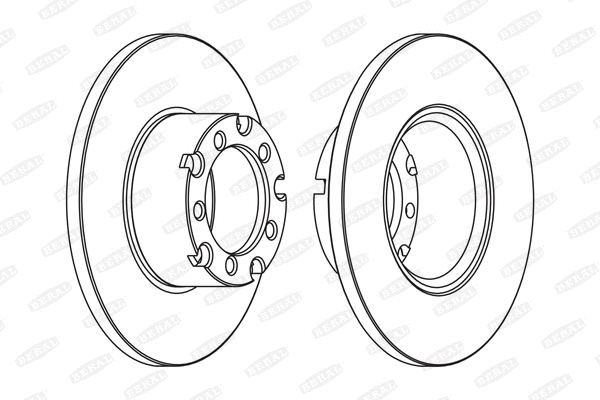 Disque de frein BERAL BCR116A
