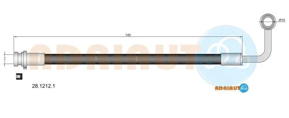 Flexible de frein ADRIAUTO 28.1212.1