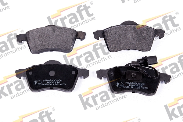 Kit de plaquettes de frein, frein à disque KRAFT AUTOMOTIVE 6000600