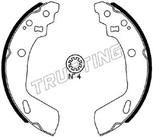 Jeu de mâchoires de frein TRUSTING 111.256