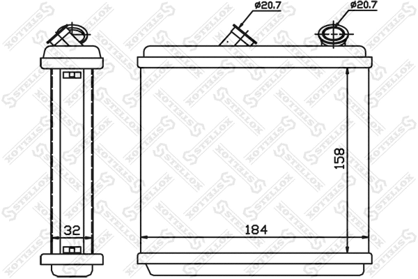 Système de chauffage STELLOX 10-35128-SX
