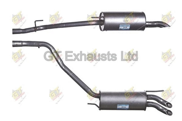 Silencieux arrière GT Exhausts GVW500