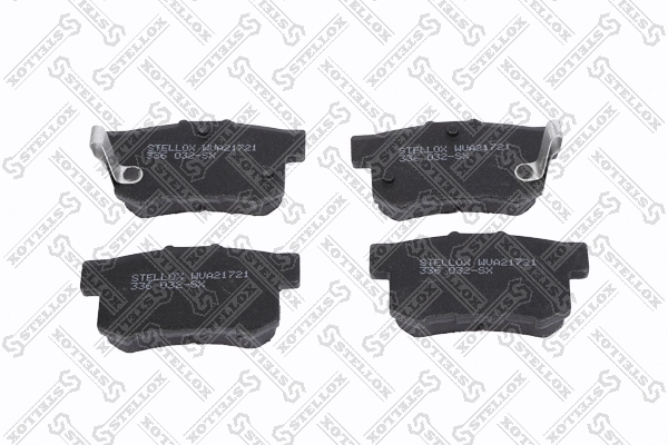 Kit de plaquettes de frein, frein à disque STELLOX 336 032-SX