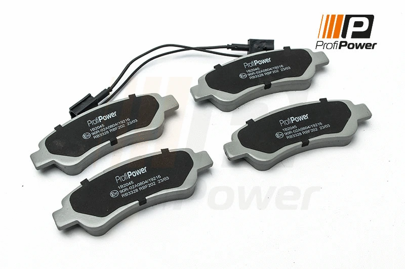 Kit de plaquettes de frein, frein à disque ProfiPower 1B2045