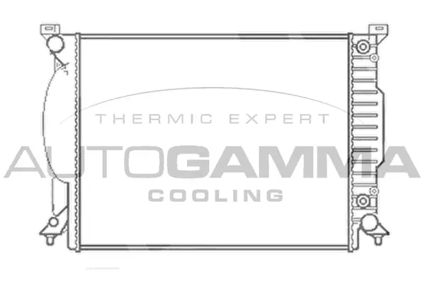 Radiateur, refroidissement du moteur AUTOGAMMA 102983