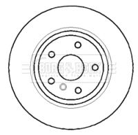 Disque de frein BORG & BECK BBD5915S